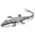 Hip Hop Stainless Steel Jewelry Black Silver Gold Jewelry Crocodile Bracelet